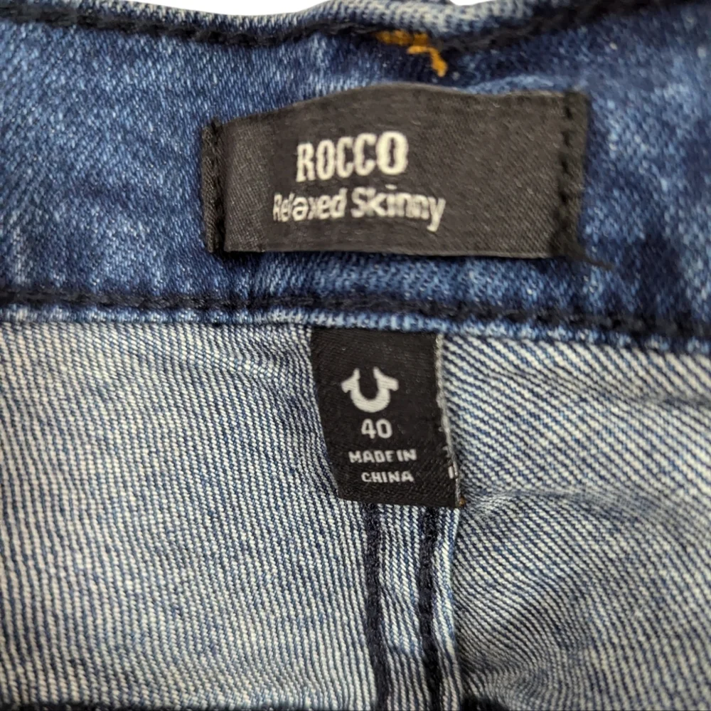 True Religion The Rocco Moto Skinny Jean...Size 40/32